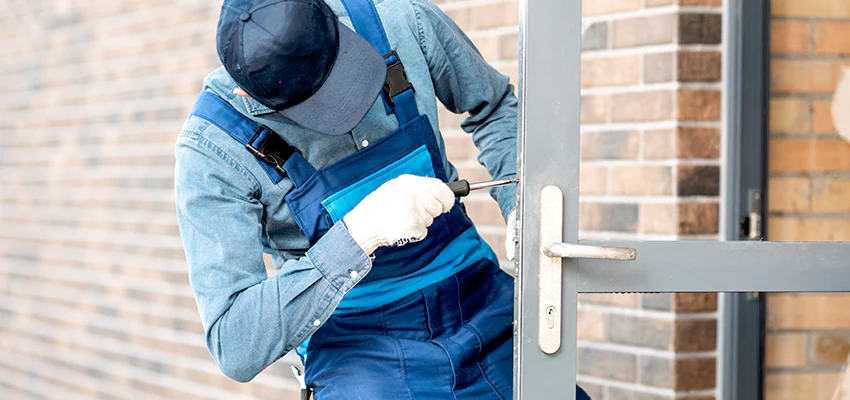 Pivot Storefront Door Locks Installation in Whittier, California
