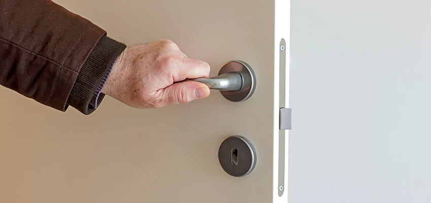 Restroom Locks Privacy Bolt Installation in Whittier, California